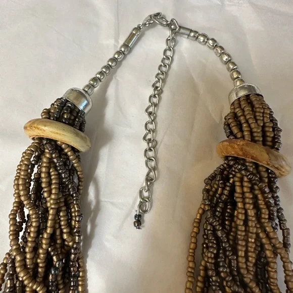 ⬇️ VTG Chico Multi-Strand Beaded Necklace - Picture 3 of 5